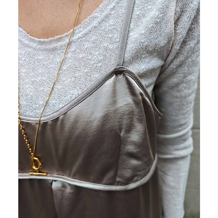 サテンキャミソールオールインワンesutoreja ワンピース スタイルアップ | BUYSENSE | 詳細画像13 