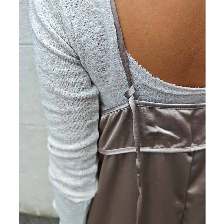 サテンキャミソールオールインワンesutoreja ワンピース スタイルアップ | BUYSENSE | 詳細画像15 