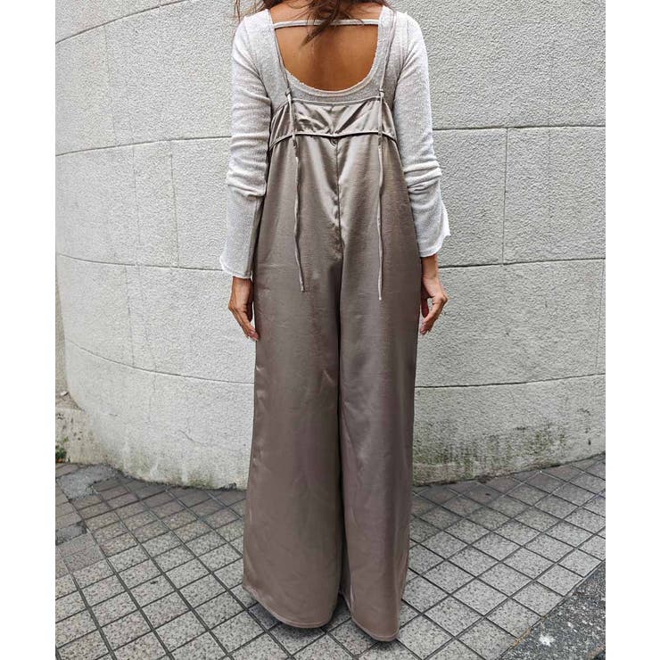 サテンキャミソールオールインワンesutoreja ワンピース スタイルアップ | BUYSENSE | 詳細画像16 