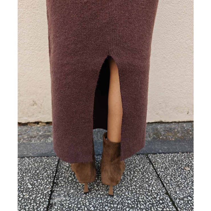 Vネックリブニットワンピースesutoreja ワンピース スタイルアップ | BUYSENSE | 詳細画像15 