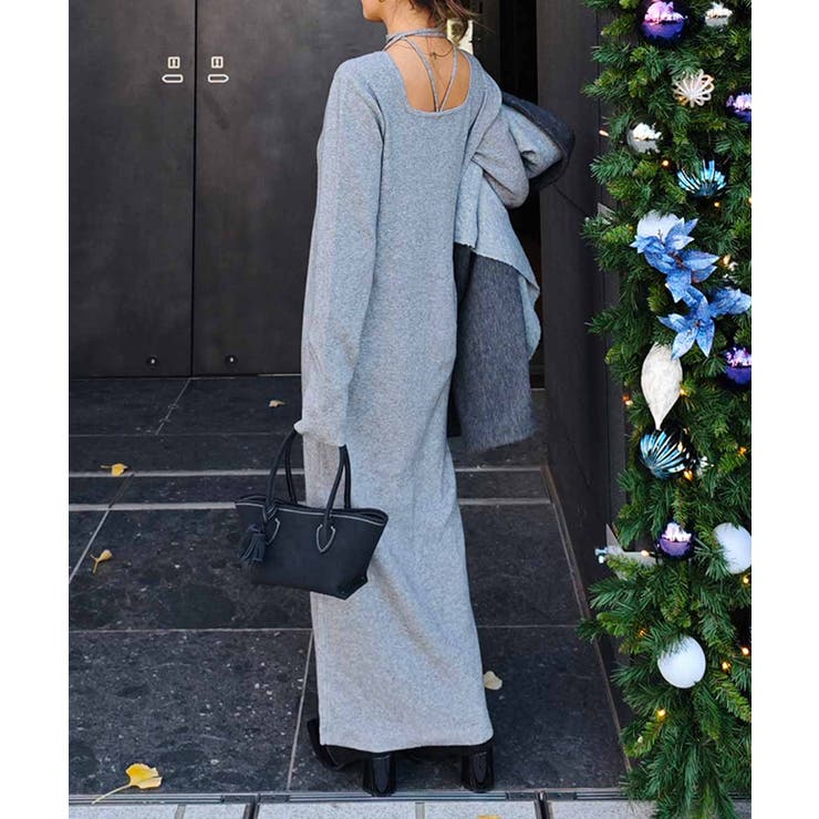 チョーカーニットワンピースesutoreja ワンピース スタイルアップ | BUYSENSE | 詳細画像2 