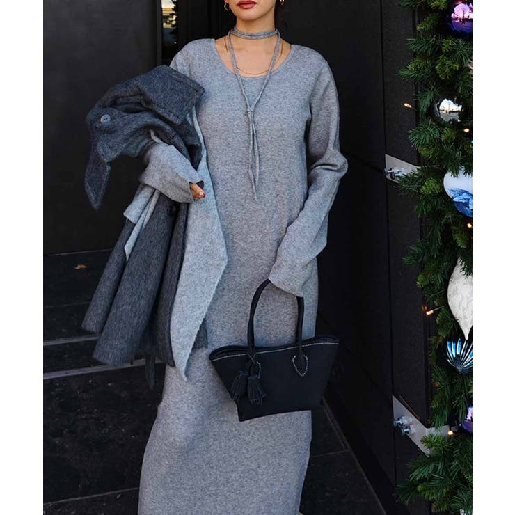 チョーカーニットワンピースesutoreja ワンピース スタイルアップ | BUYSENSE | 詳細画像4 