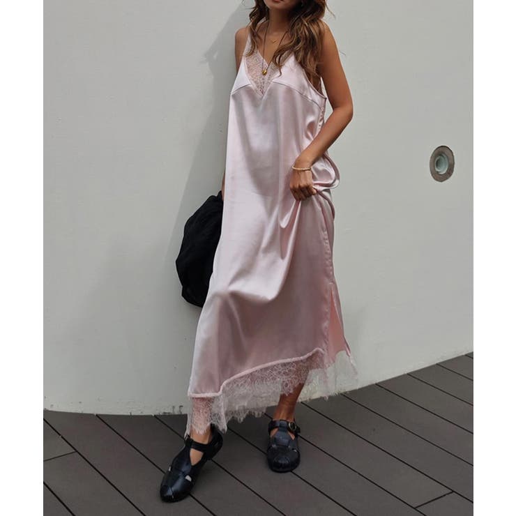 サテンレースキャミドレスesutoreja ワンピース スタイルアップ | BUYSENSE | 詳細画像9 