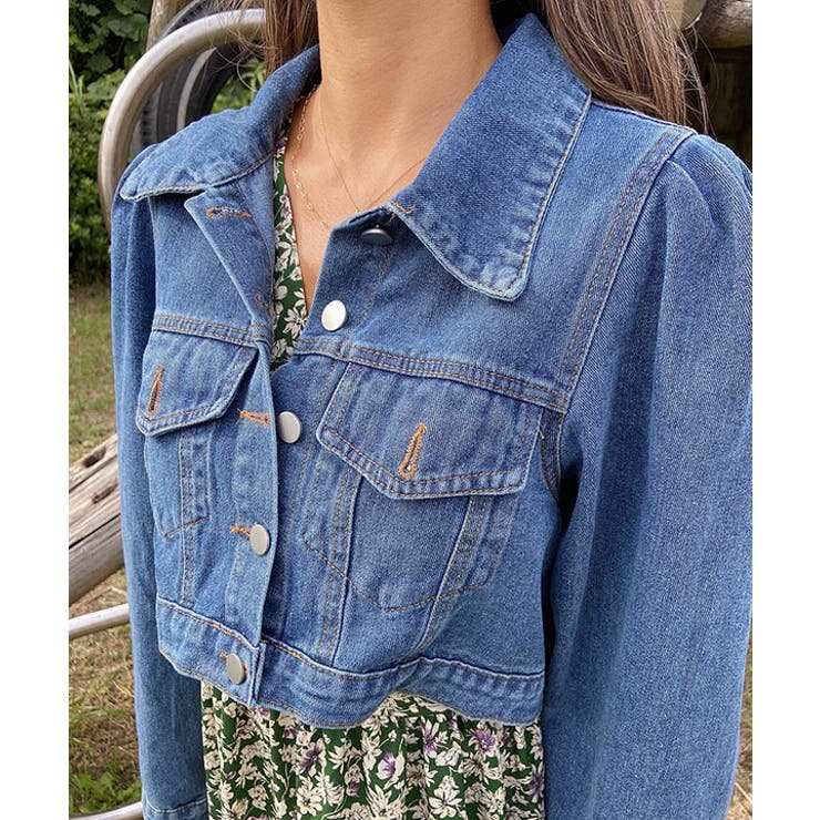 パワショルショートデニムジャケット esutoreja アウター[品番