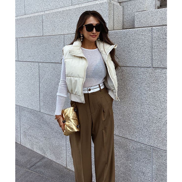 クロップパファーベスト esutoreja アウター | BUYSENSE | 詳細画像4 