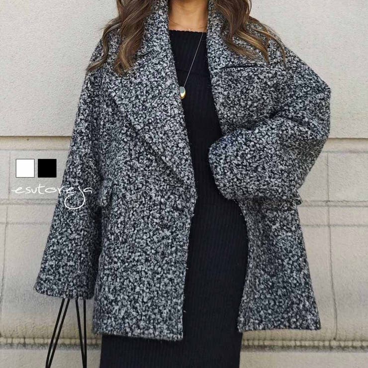 グリッターコートesutoreja アウター スタイルアップ | BUYSENSE | 詳細画像1 