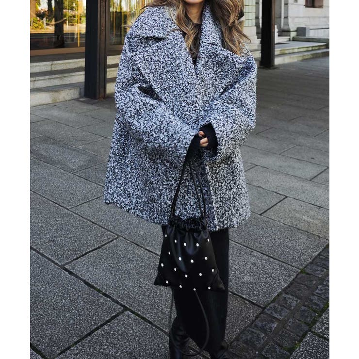 グリッターコートesutoreja アウター スタイルアップ | BUYSENSE | 詳細画像2 