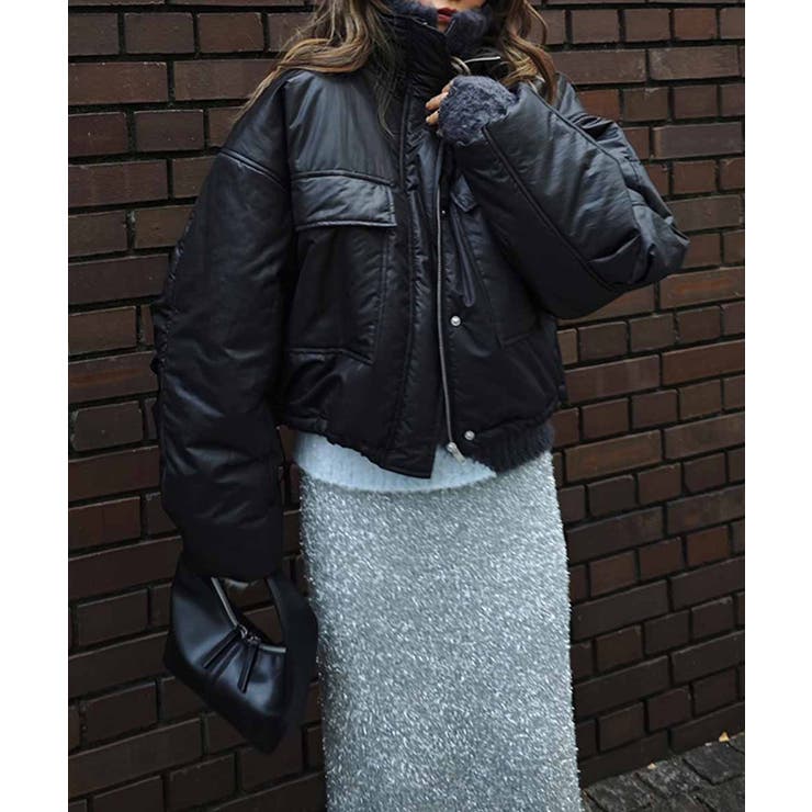 フラップポケットダウンジャケットesutoreja アウター スタイルアップ | BUYSENSE | 詳細画像2 