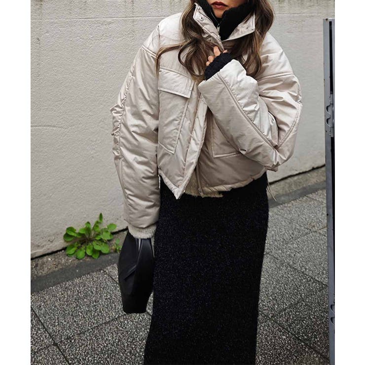 フラップポケットダウンジャケットesutoreja アウター スタイルアップ | BUYSENSE | 詳細画像5 