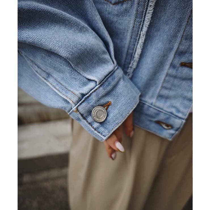 クロップドデニムジャケットesutoreja アウター スタイルアップ | BUYSENSE | 詳細画像13 