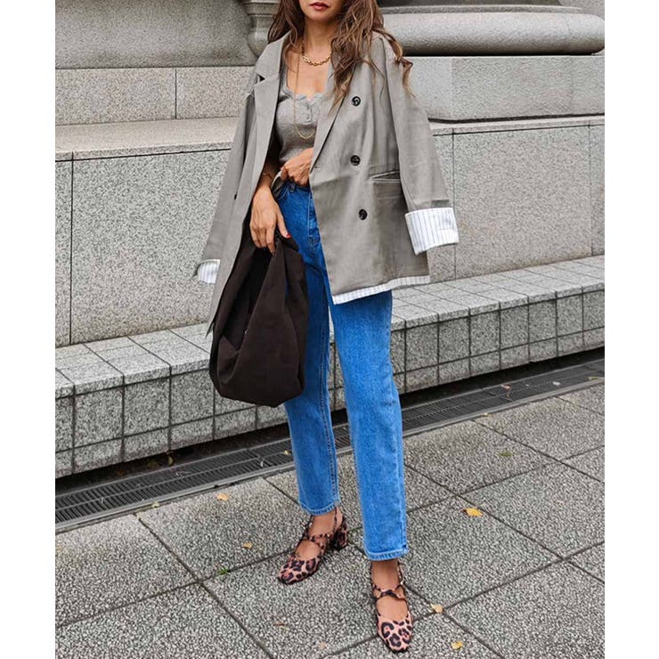 レイヤードダブルテーラードジャケットesutoreja アウター スタイルアップ | BUYSENSE | 詳細画像9 