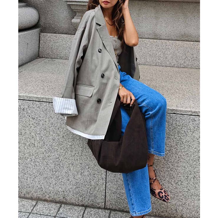 レイヤードダブルテーラードジャケットesutoreja アウター スタイルアップ | BUYSENSE | 詳細画像12 