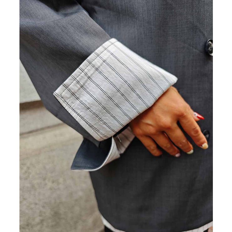 レイヤードダブルテーラードジャケットesutoreja アウター スタイルアップ | BUYSENSE | 詳細画像16 