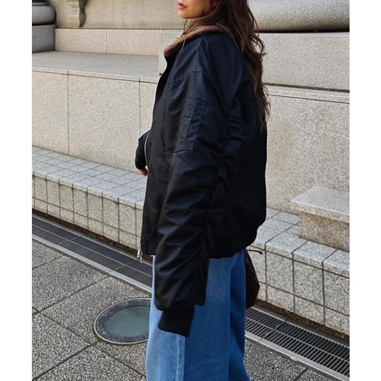 ボアパデッドジャケットesutoreja アウター スタイルアップ | BUYSENSE | 詳細画像12 