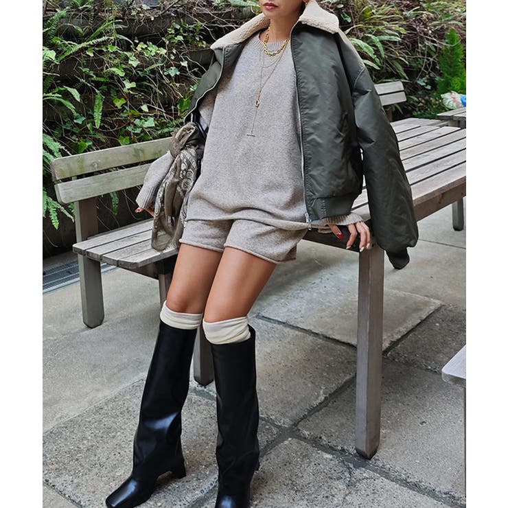 ボアパデッドジャケットesutoreja アウター スタイルアップ | BUYSENSE | 詳細画像7 