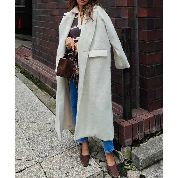 シャギーロングコートesutoreja アウター スタイルアップ | BUYSENSE | 詳細画像9 