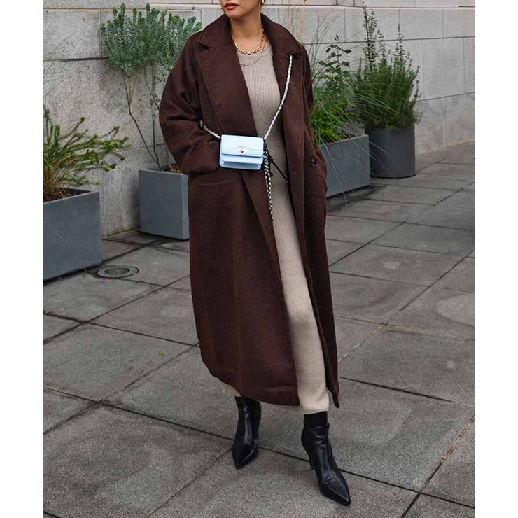 シャギーロングコートesutoreja アウター スタイルアップ | BUYSENSE | 詳細画像11 