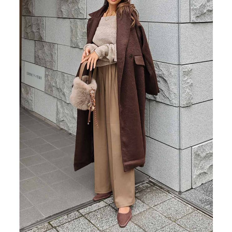 シャギーロングコートesutoreja アウター スタイルアップ | BUYSENSE | 詳細画像13 