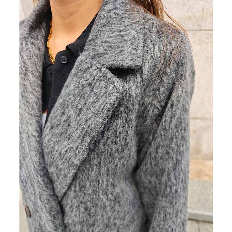 シャギーロングコートesutoreja アウター スタイルアップ | BUYSENSE | 詳細画像16 