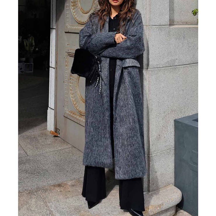 シャギーロングコートesutoreja アウター スタイルアップ | BUYSENSE | 詳細画像4 