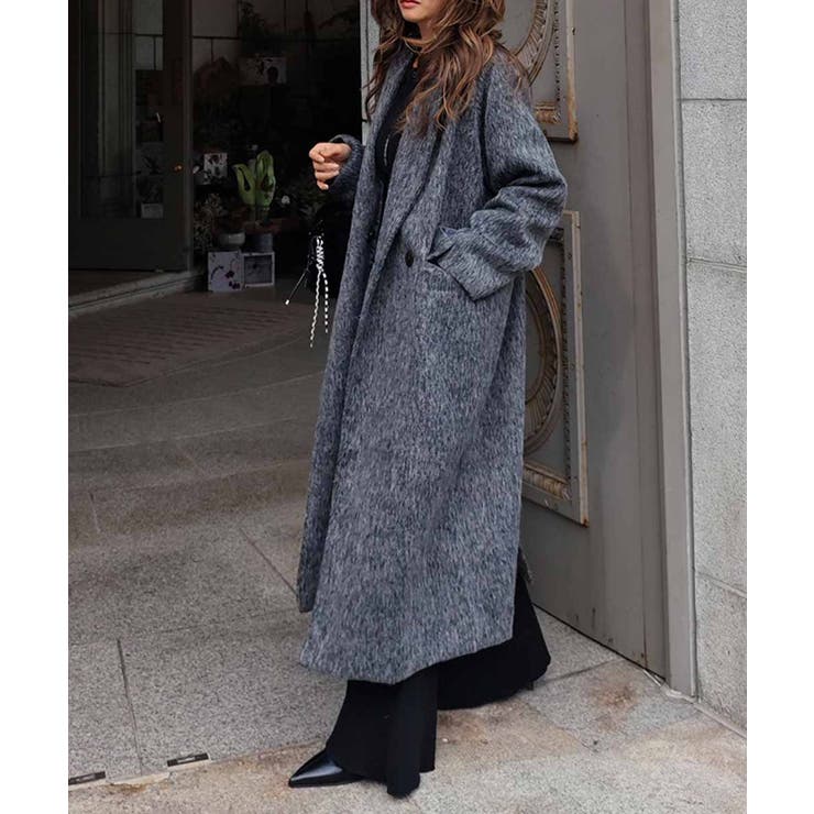 シャギーロングコートesutoreja アウター スタイルアップ | BUYSENSE | 詳細画像5 