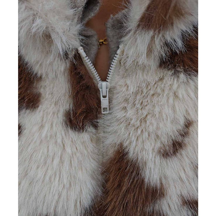 カウパターンファージャケットesutoreja アウター スタイルアップ | BUYSENSE | 詳細画像13 