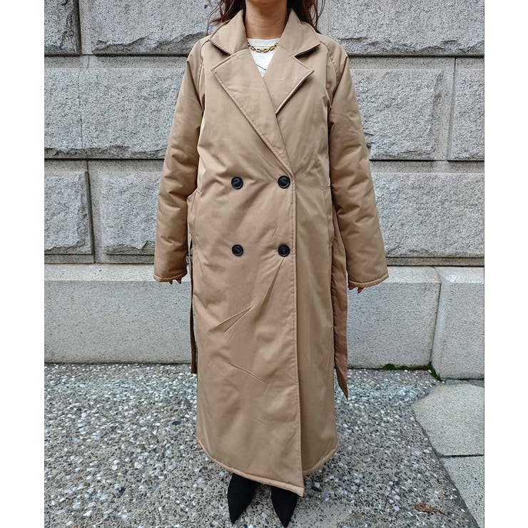 パデッドロングコートesutoreja アウター スタイルアップ | BUYSENSE | 詳細画像12 