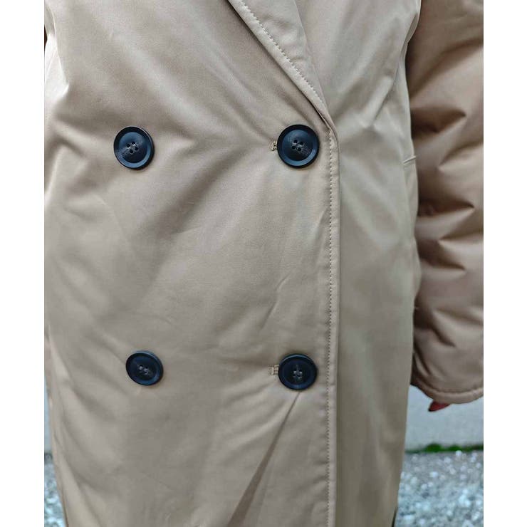 パデッドロングコートesutoreja アウター スタイルアップ | BUYSENSE | 詳細画像15 