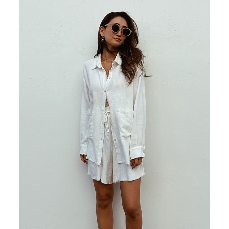 フリンジルーズシャツセットアップ esutoreja セットアップ | BUYSENSE | 詳細画像11 