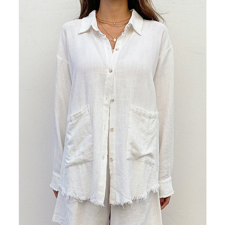 フリンジルーズシャツセットアップ esutoreja セットアップ | BUYSENSE | 詳細画像12 