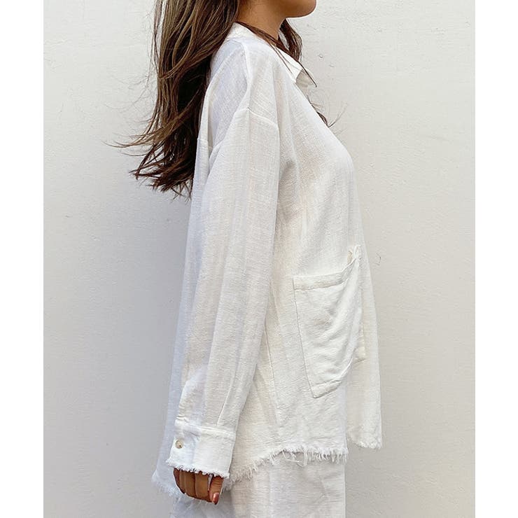 フリンジルーズシャツセットアップ esutoreja セットアップ | BUYSENSE | 詳細画像14 