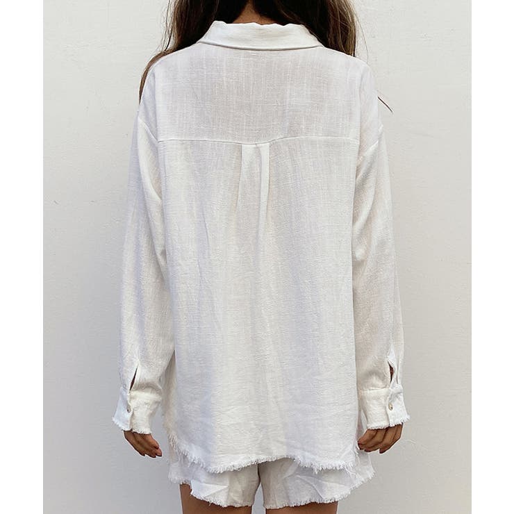 フリンジルーズシャツセットアップ esutoreja セットアップ | BUYSENSE | 詳細画像15 