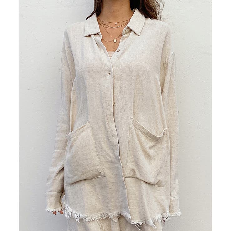 フリンジルーズシャツセットアップ esutoreja セットアップ | BUYSENSE | 詳細画像16 