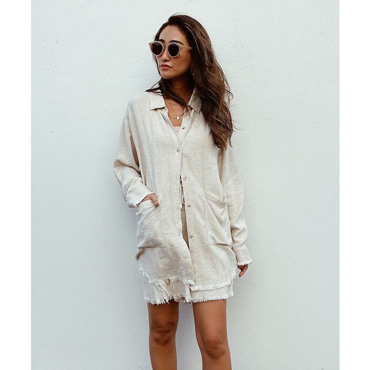 フリンジルーズシャツセットアップ esutoreja セットアップ | BUYSENSE | 詳細画像7 