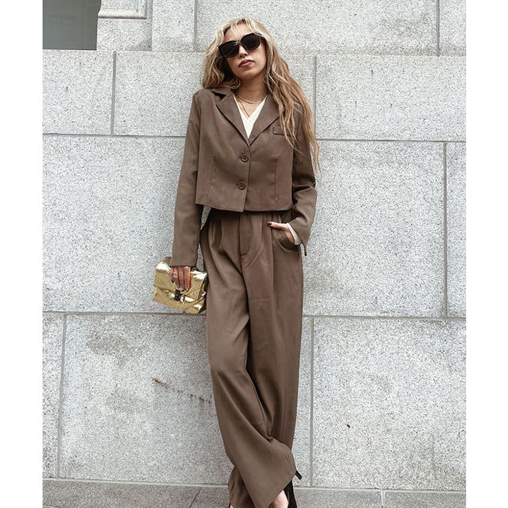 ショートジャケットパンツセットアップ esutoreja セットアップ | BUYSENSE | 詳細画像2 