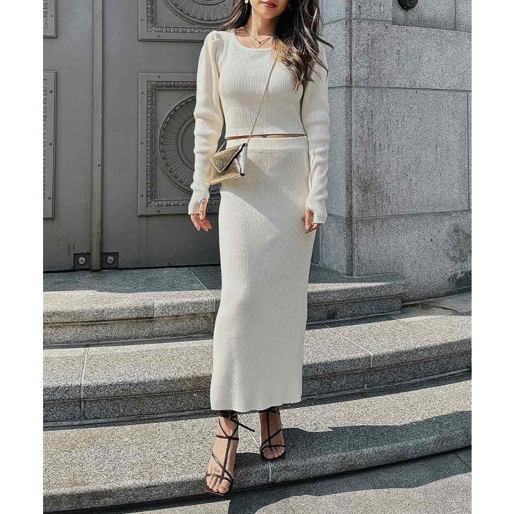 パフショルダーセットアップ esutoreja セットアップ | BUYSENSE | 詳細画像2 