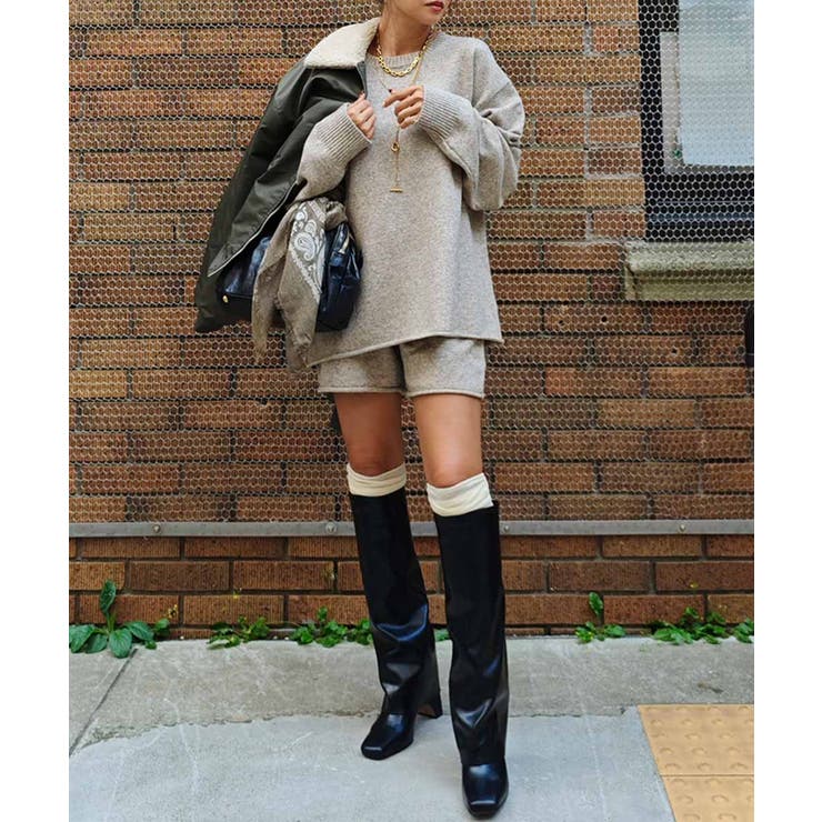 ニットショーツセットアップesutoreja セットアップ スタイルアップ | BUYSENSE | 詳細画像14 