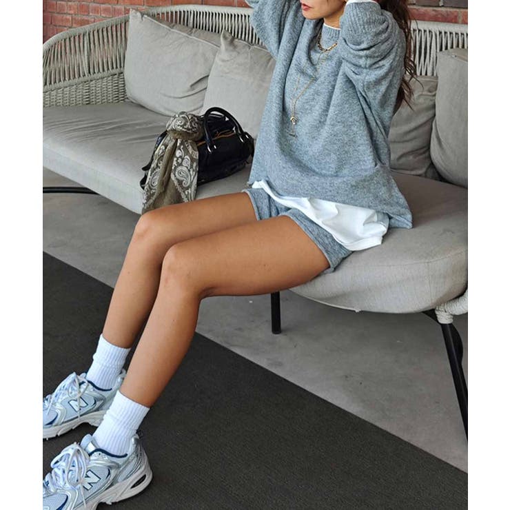 ニットショーツセットアップesutoreja セットアップ スタイルアップ | BUYSENSE | 詳細画像4 