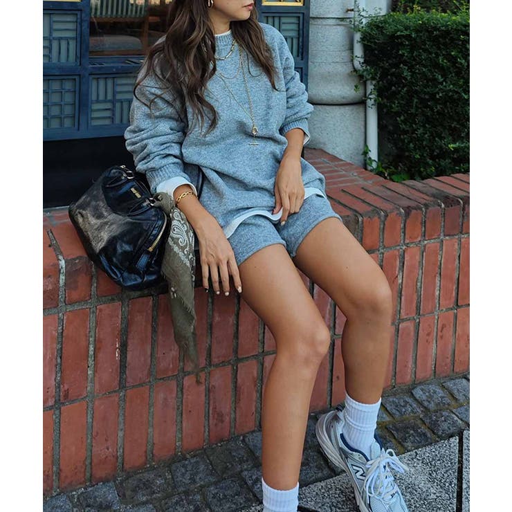 ニットショーツセットアップesutoreja セットアップ スタイルアップ | BUYSENSE | 詳細画像6 