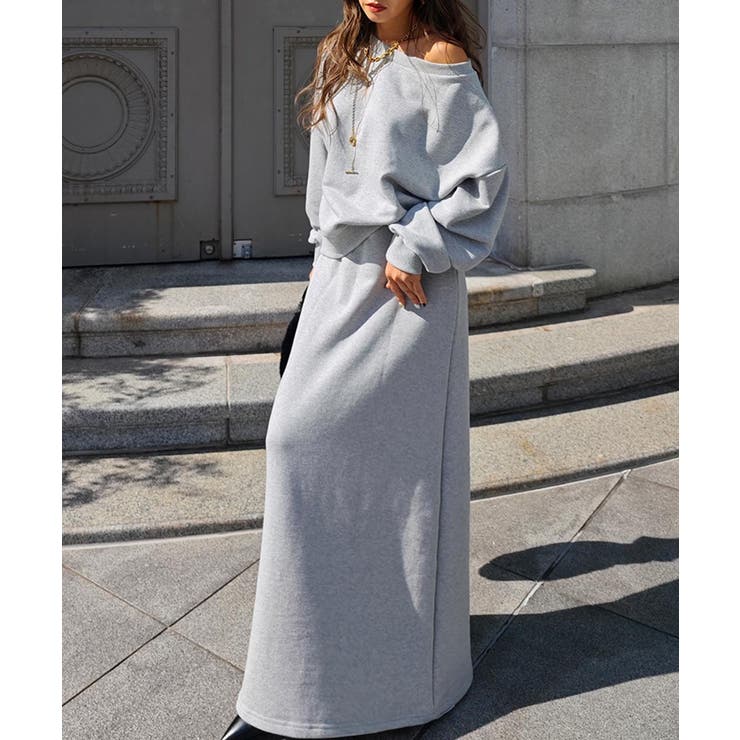 スウェットスカートセットアップesutoreja セットアップ スタイルアップ | BUYSENSE | 詳細画像2 