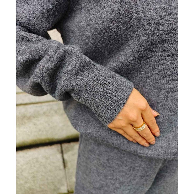 ニットハーフパンツセットアップesutoreja セットアップ スタイルアップ | BUYSENSE | 詳細画像13 
