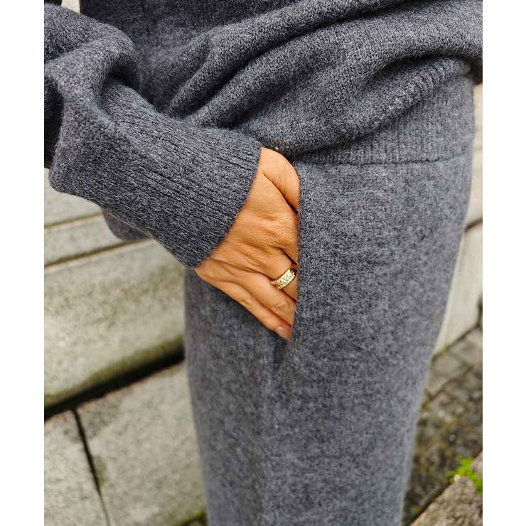 ニットハーフパンツセットアップesutoreja セットアップ スタイルアップ | BUYSENSE | 詳細画像15 