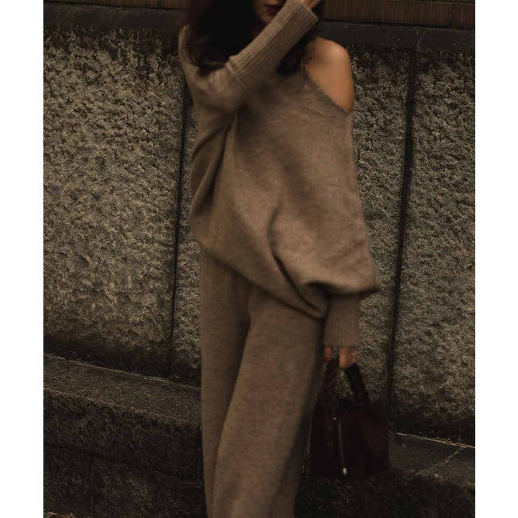 ワンショルダードルマンニットセットアップesutoreja セットアップ | BUYSENSE | 詳細画像8 