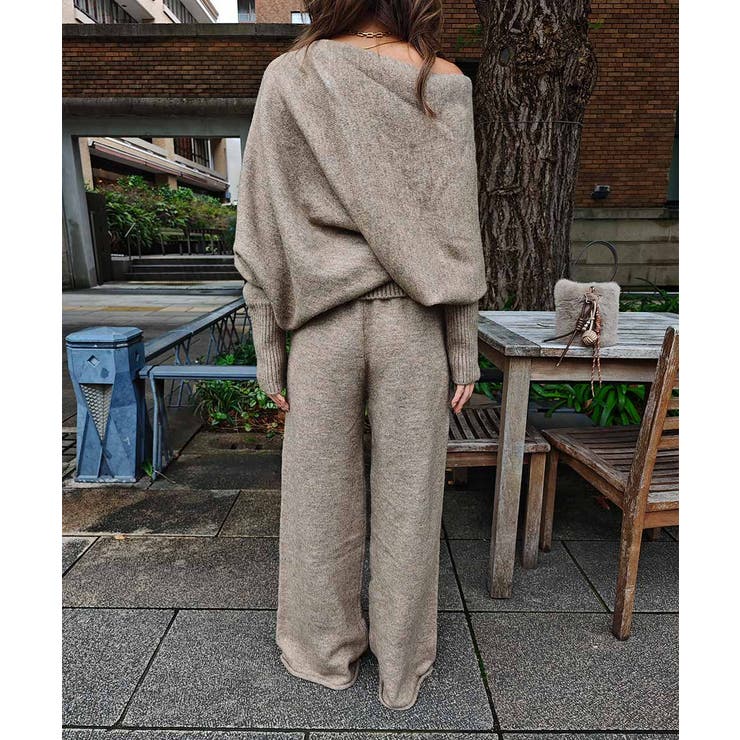 ワンショルダードルマンニットセットアップesutoreja セットアップ | BUYSENSE | 詳細画像17 
