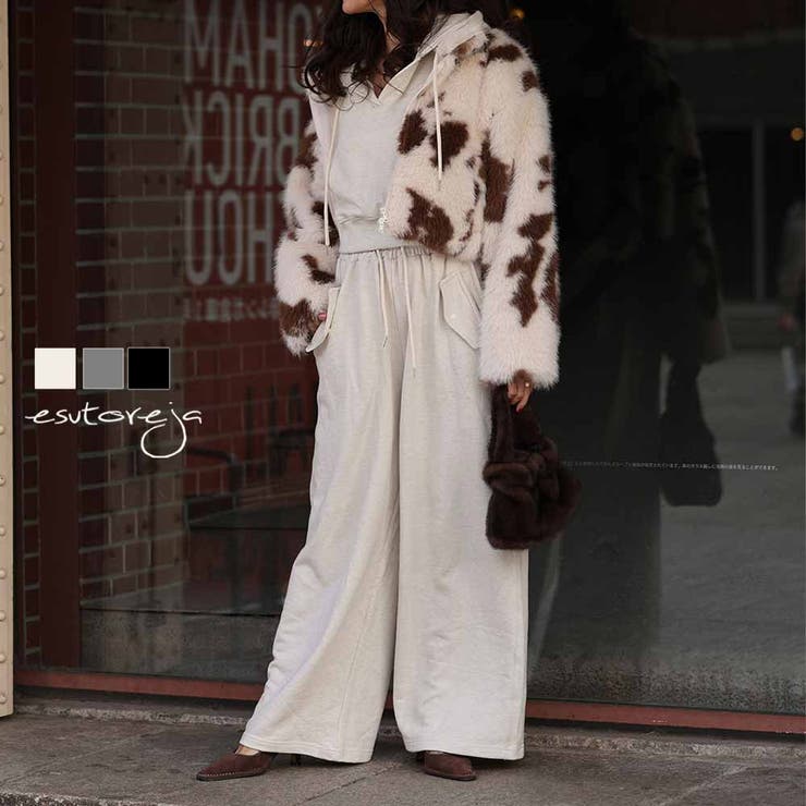 ショートフーディセットアップesutoreja セットアップ スタイルアップ | BUYSENSE | 詳細画像1 