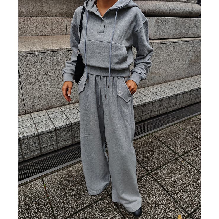 ショートフーディセットアップesutoreja セットアップ スタイルアップ | BUYSENSE | 詳細画像12 