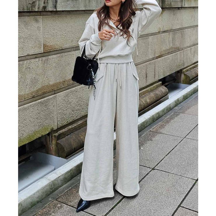 ショートフーディセットアップesutoreja セットアップ スタイルアップ | BUYSENSE | 詳細画像3 