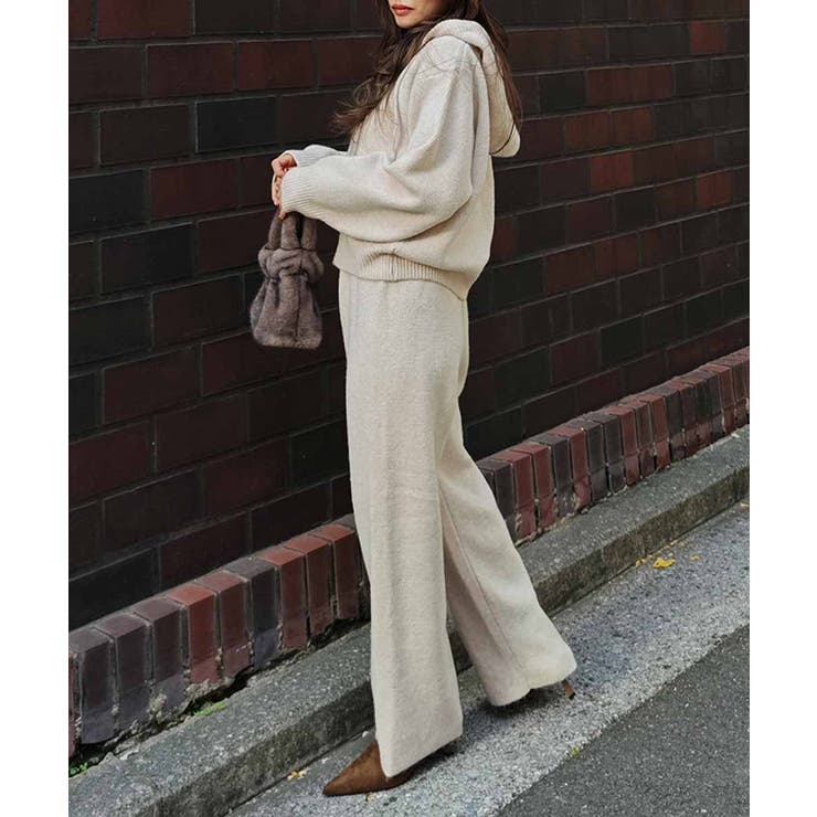 ニットジップアップフーディセットアップesutoreja セットアップ スタイル… | BUYSENSE | 詳細画像9 