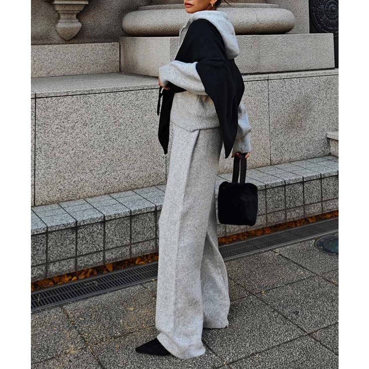 ニットジップアップフーディセットアップesutoreja セットアップ スタイル… | BUYSENSE | 詳細画像3 