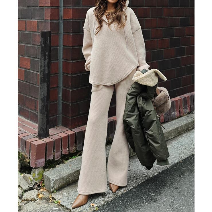 フリースフーディセットアップesutoreja セットアップ スタイルアップ | BUYSENSE | 詳細画像2 